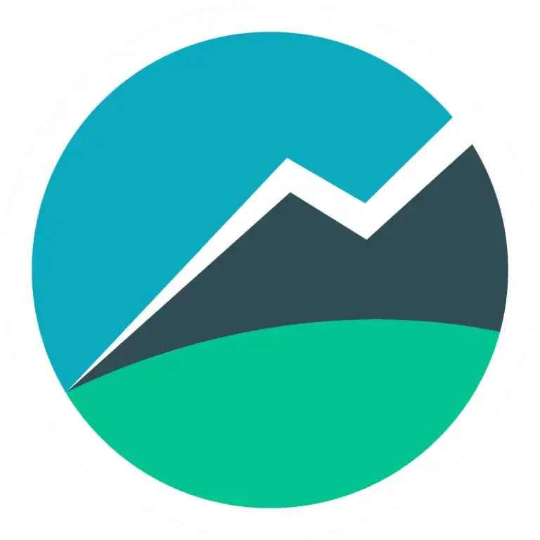 Mountain peak logo